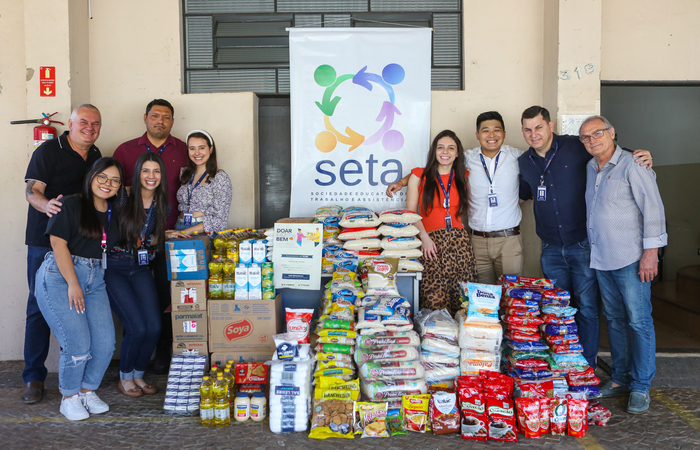 Doação para a Sociedade Educativa de Trabalho e Assistência (SETA), em Campinas (SP)